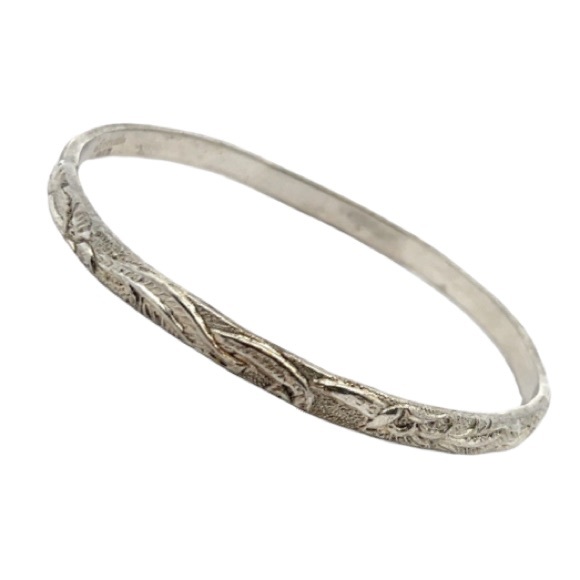 Taxco Jewelry - Vintage Taxco Sterling Silver Intricate Silver Bracelet